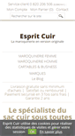 Mobile Screenshot of espritcuir.com