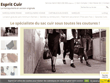 Tablet Screenshot of espritcuir.com
